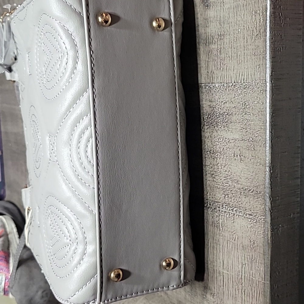 Valentino Orlandi Light Gray Crossbody/ Handbag NWT - Picture 7 of 8
